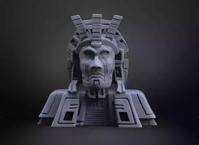 Fiction Mayan Bust