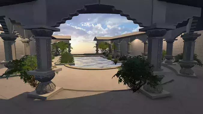 Ancient Indian Swimming Pool