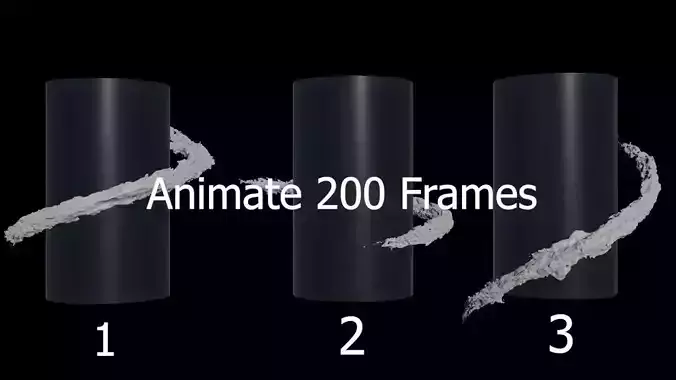 Water splash spiral v01