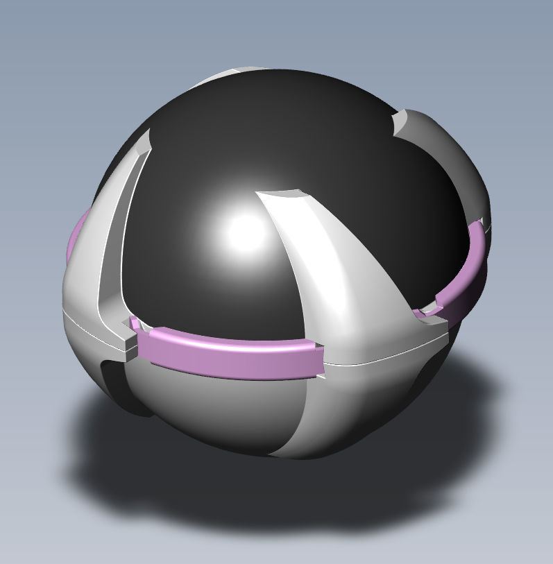 SHOAB 05 Submunition for Cluster avia Bomb Moulage 3D printable 3D model_2