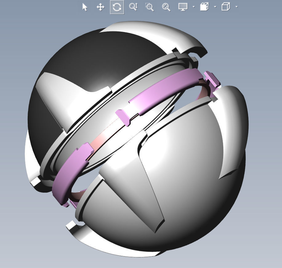 SHOAB 05 Submunition for Cluster avia Bomb Moulage 3D printable 3D model_6