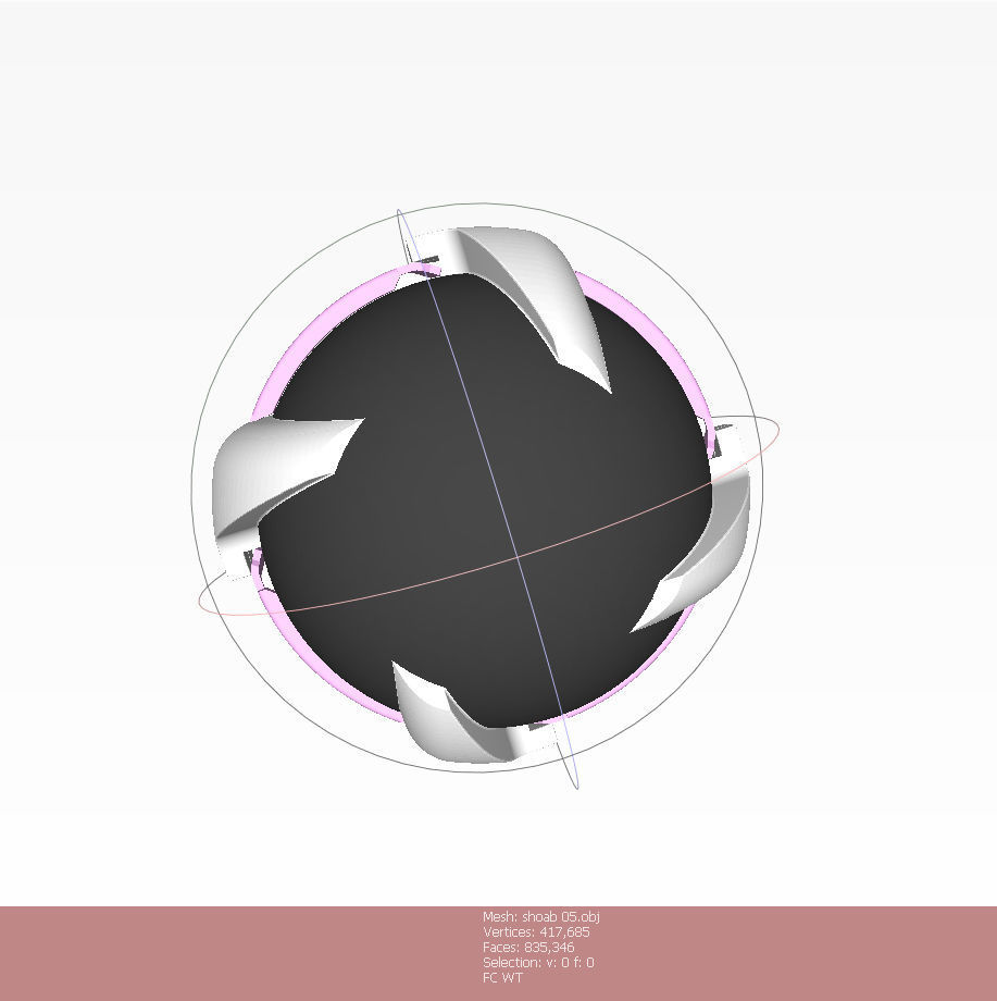 SHOAB 05 Submunition for Cluster avia Bomb Moulage 3D printable 3D model_8