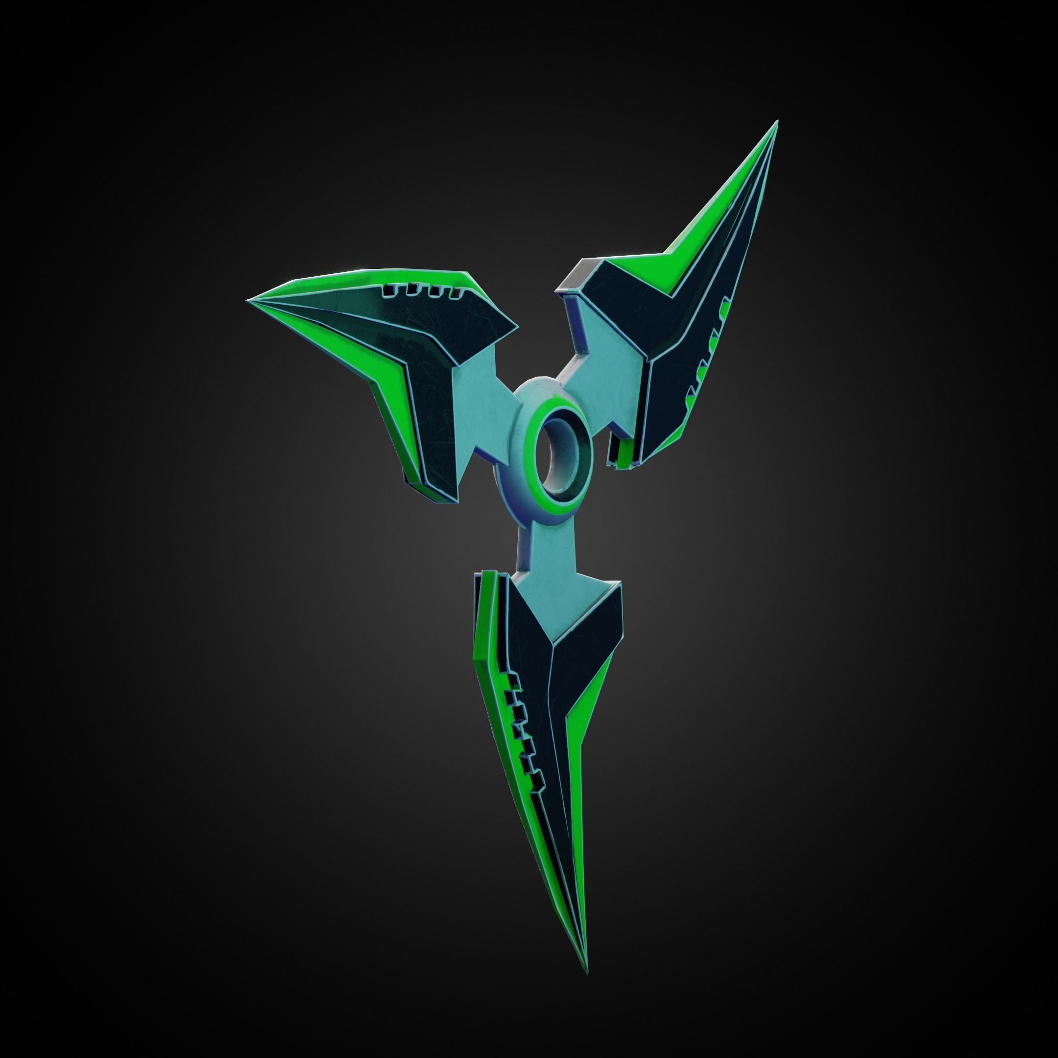 Overwatch 2 Genji Shuriken for Cosplay 3D print model_4