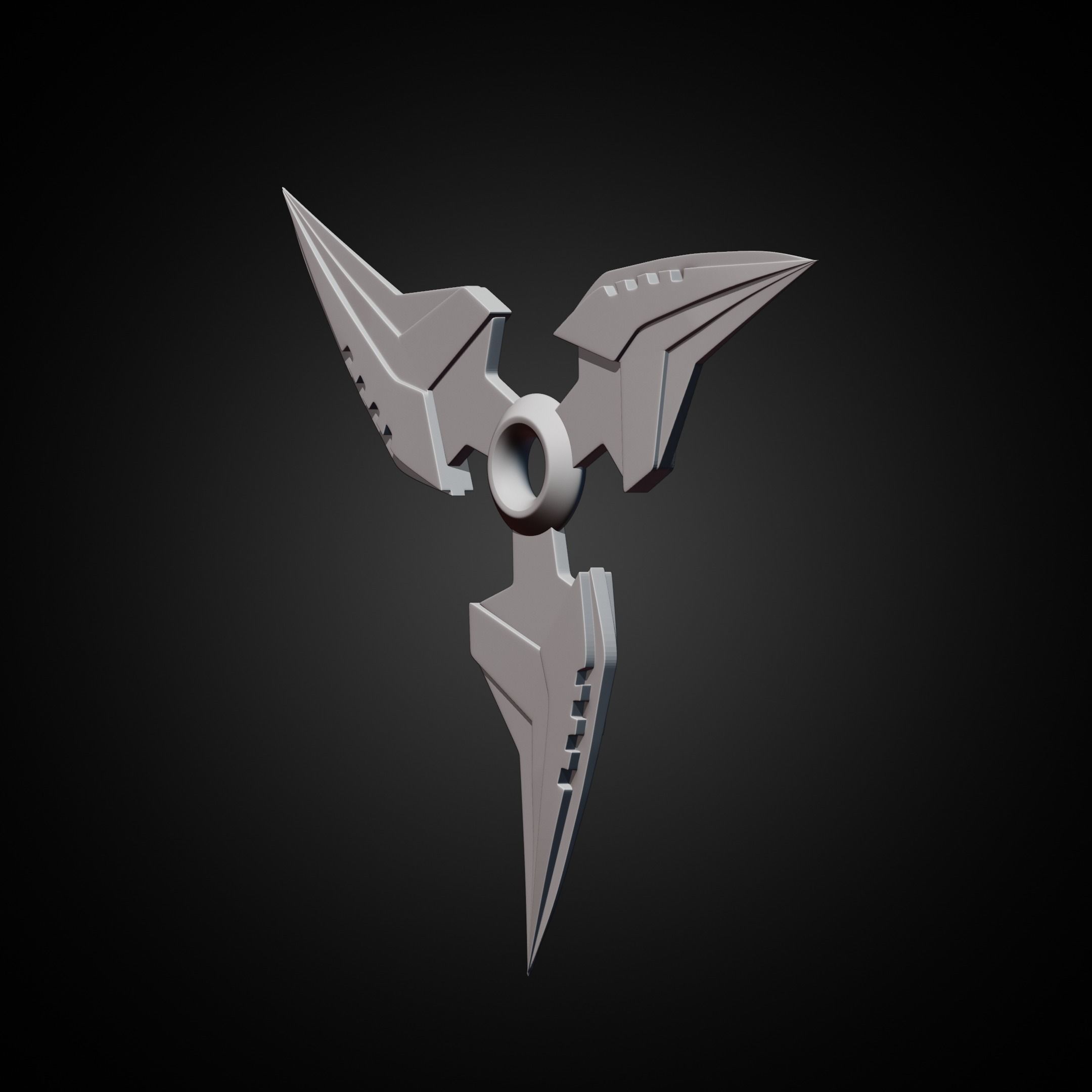 Overwatch 2 Genji Shuriken for Cosplay 3D print model_11