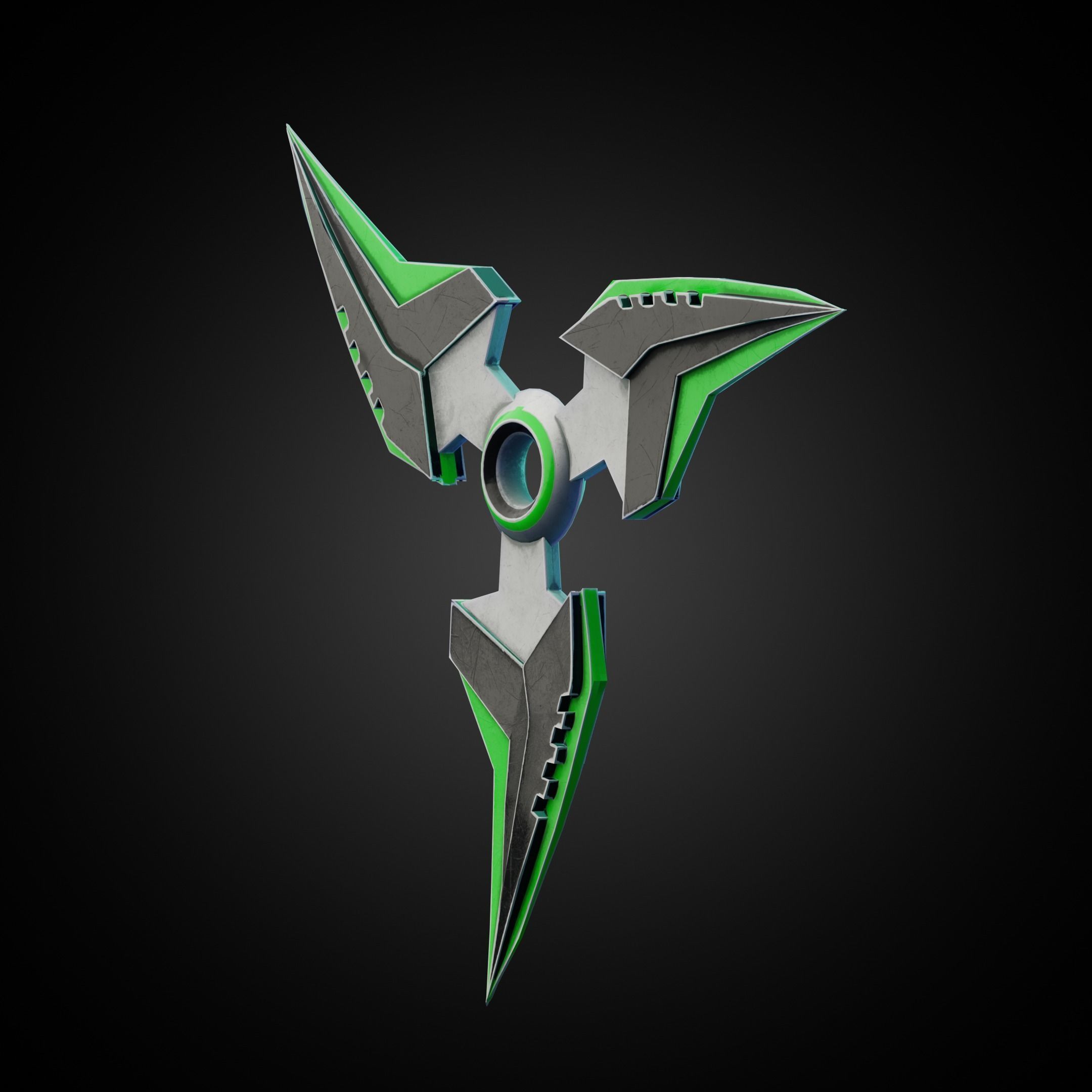 Overwatch 2 Genji Shuriken for Cosplay 3D print model_2
