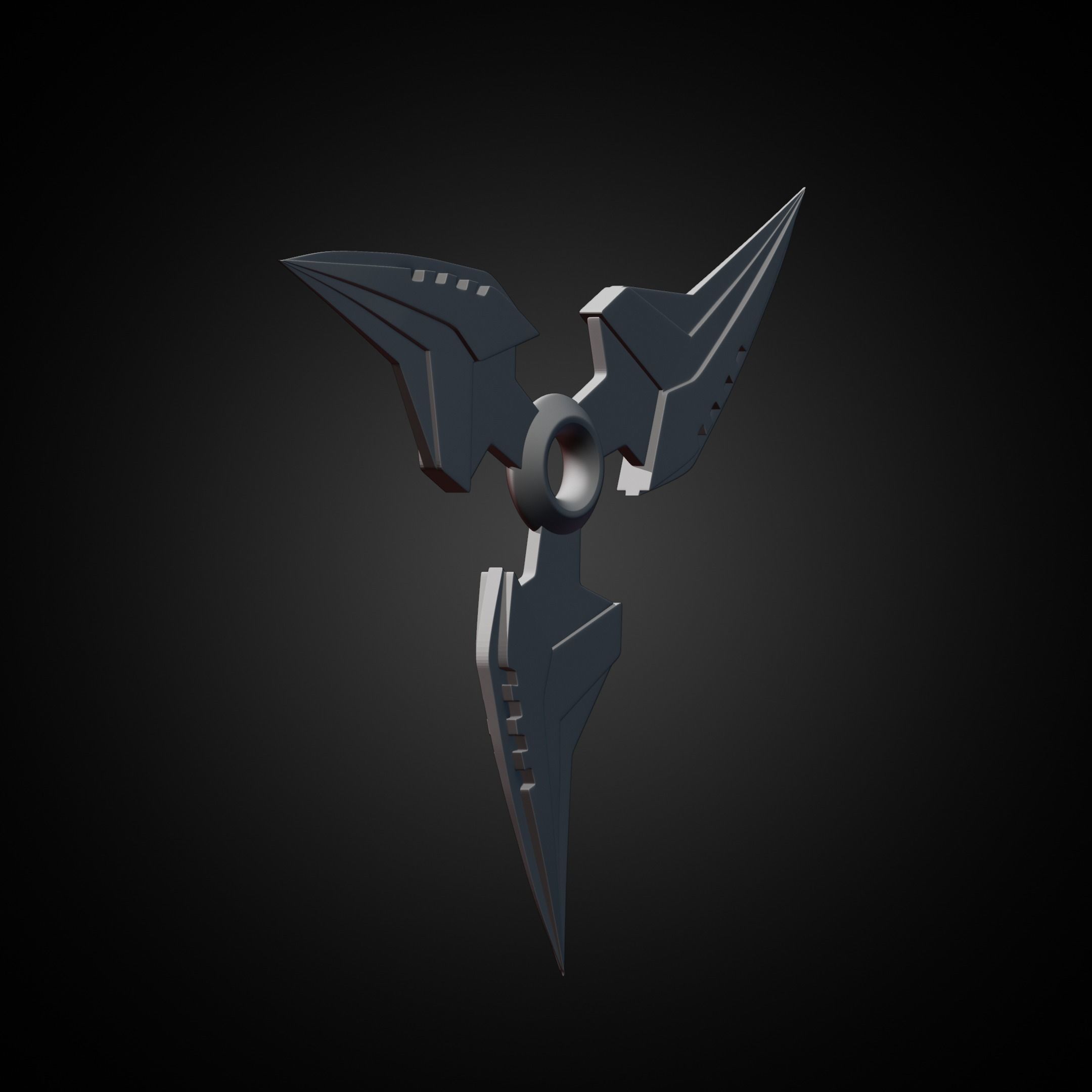 Overwatch 2 Genji Shuriken for Cosplay 3D print model_13
