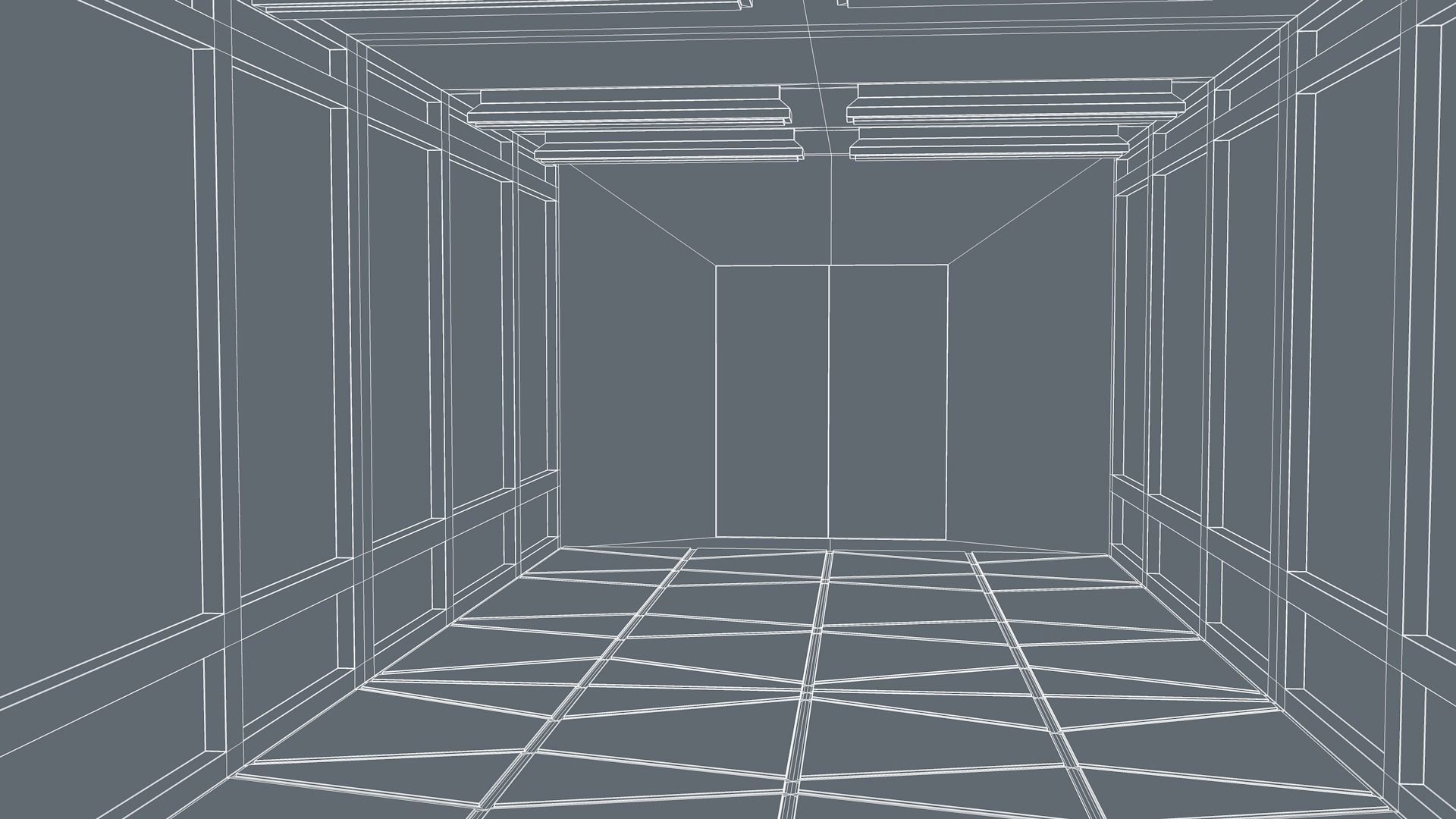 Sci Fi Corridor 3D model_9