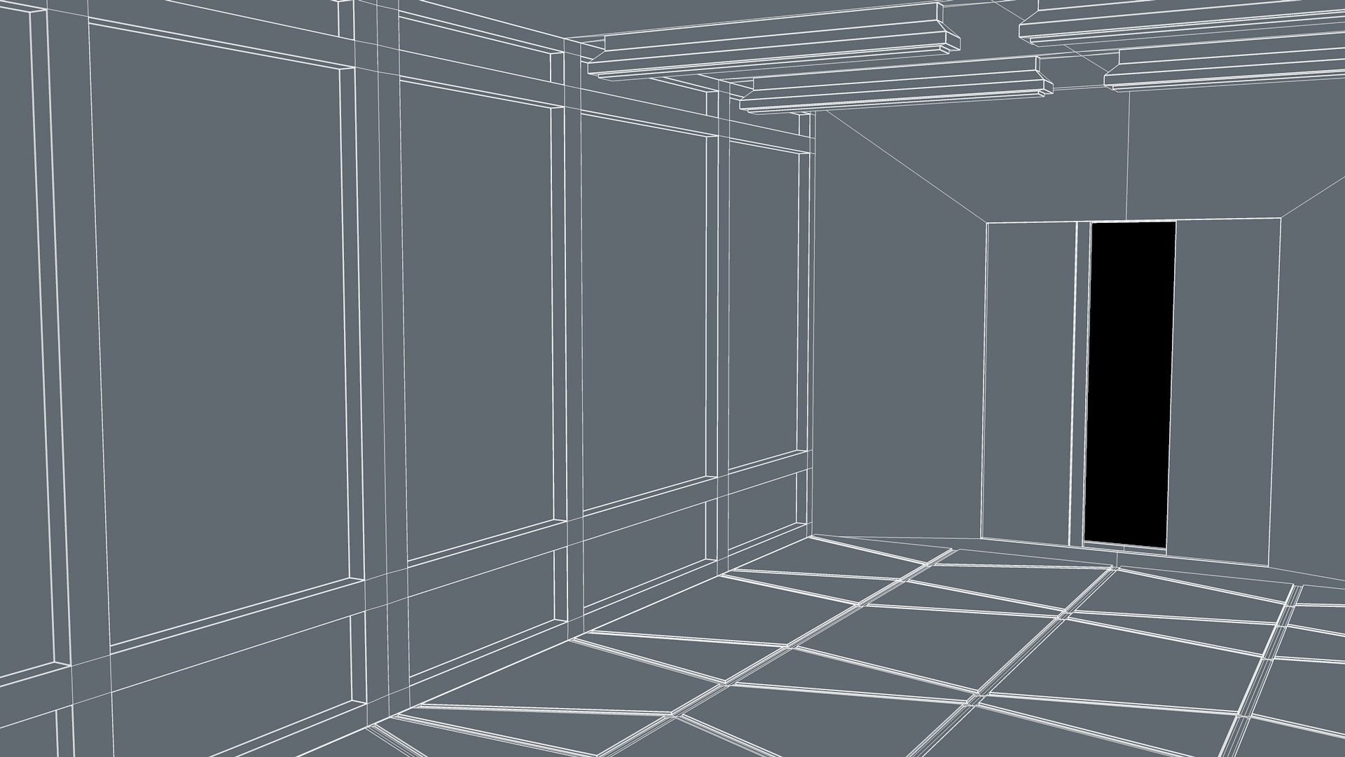 Sci Fi Corridor 3D model_14