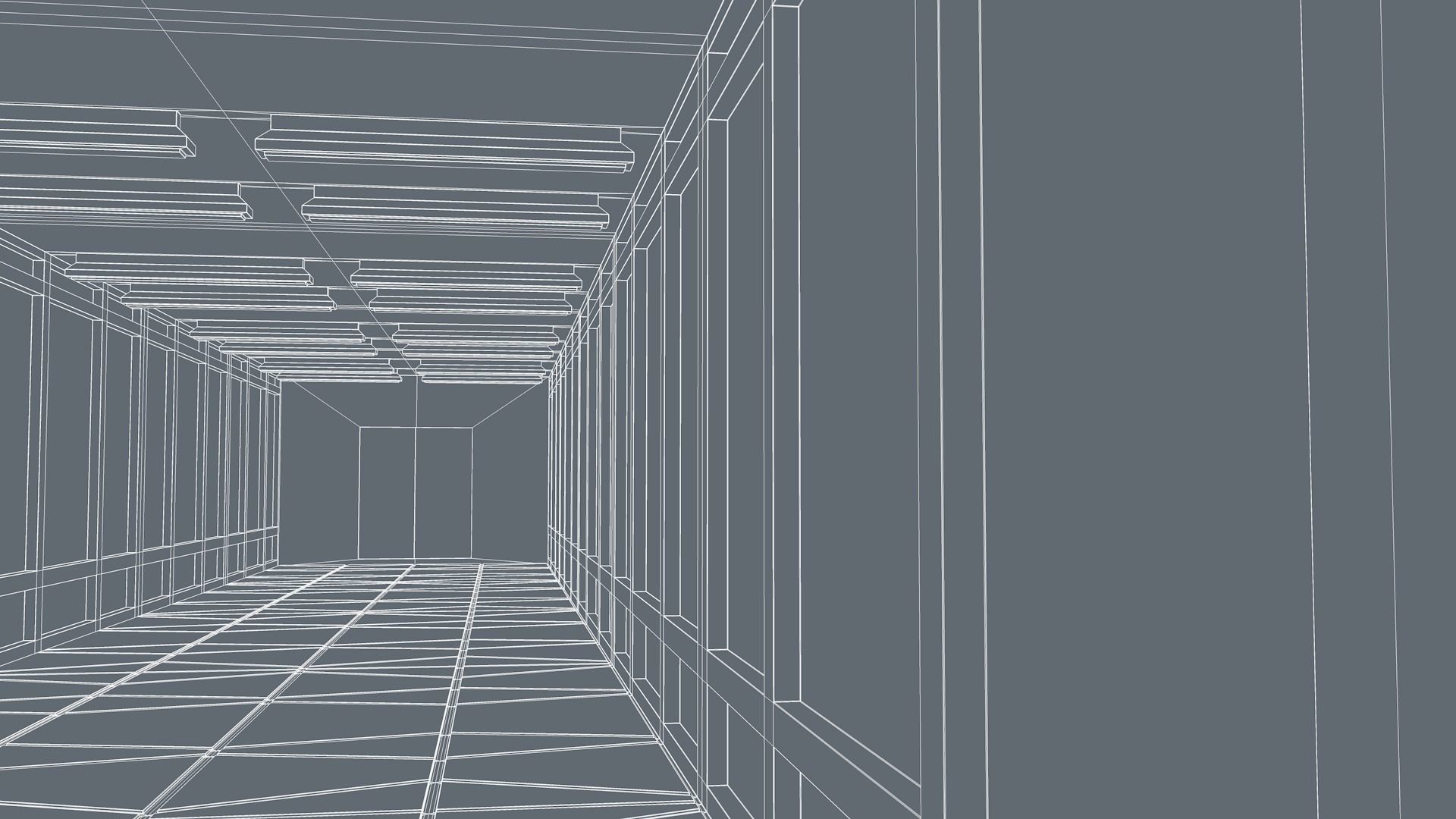 Sci Fi Corridor 3D model_15