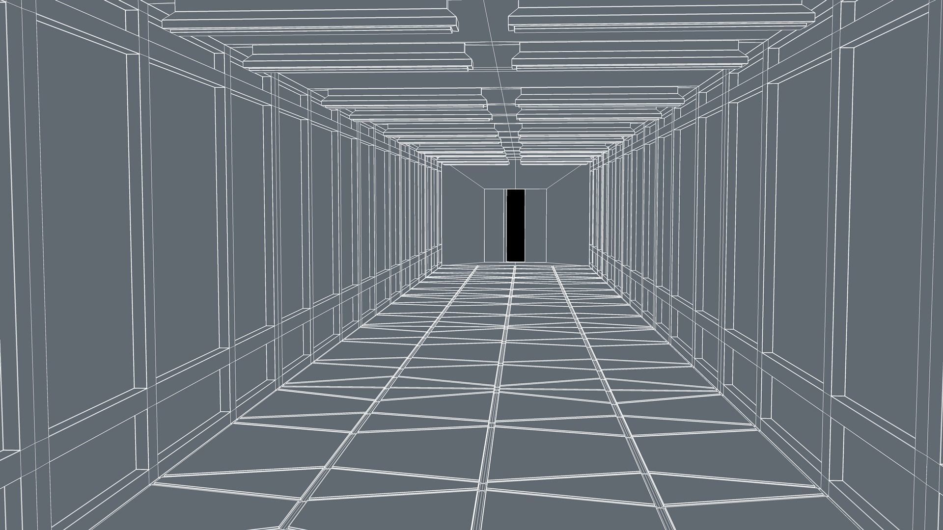 Sci Fi Corridor 3D model_12