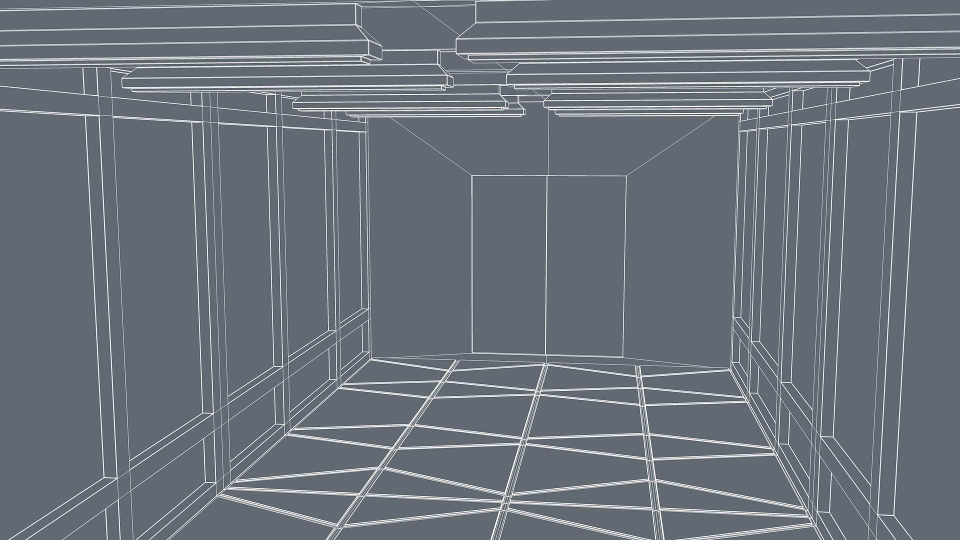 Sci Fi Corridor 3D model_10