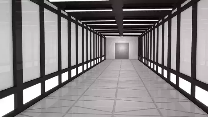 Sci Fi Corridor 3D model