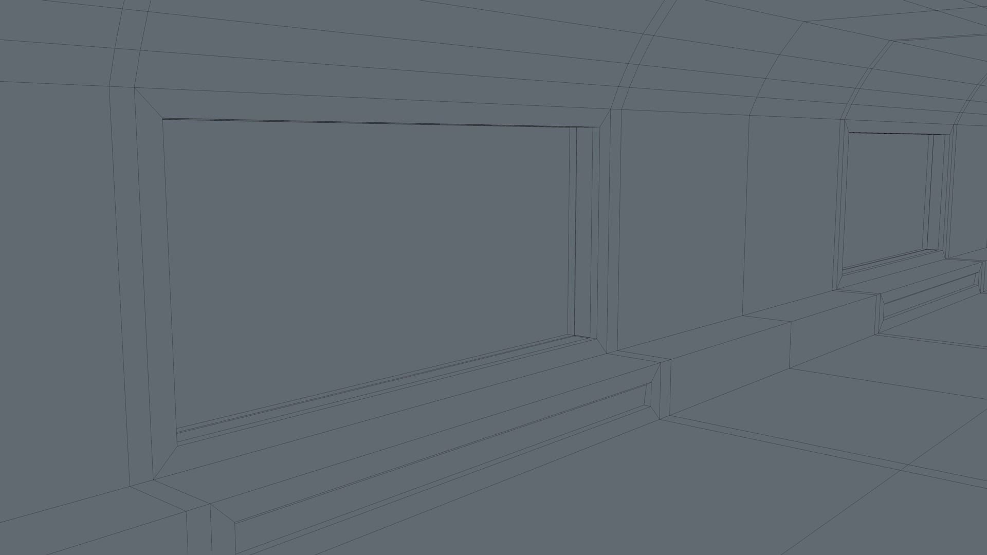 Sci Fi Corridor 3D model_8