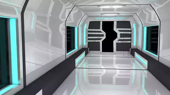 Sci Fi Corridor 3D model