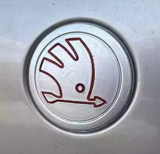 Logo Back Skoda Octavia 2 3D print model