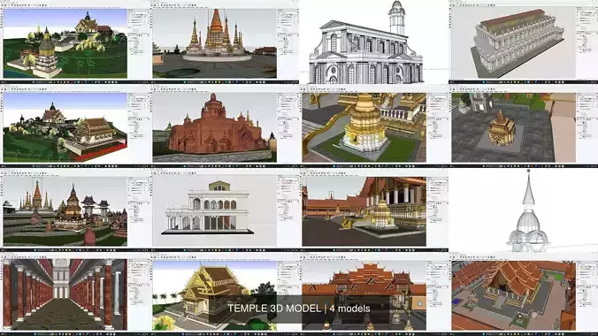 TEMPLE 3D MODEL
