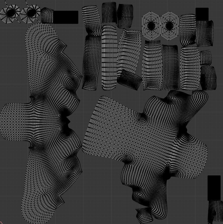 Gingerbread angel 3D model for 3D print 3D print model_21