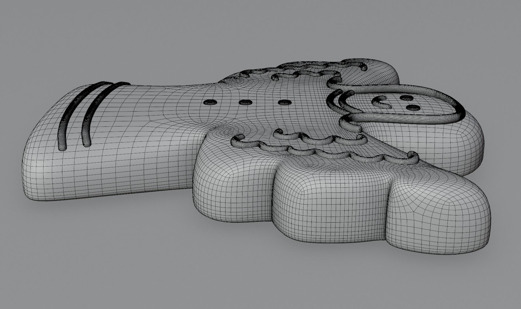 Gingerbread angel 3D model for 3D print 3D print model_12