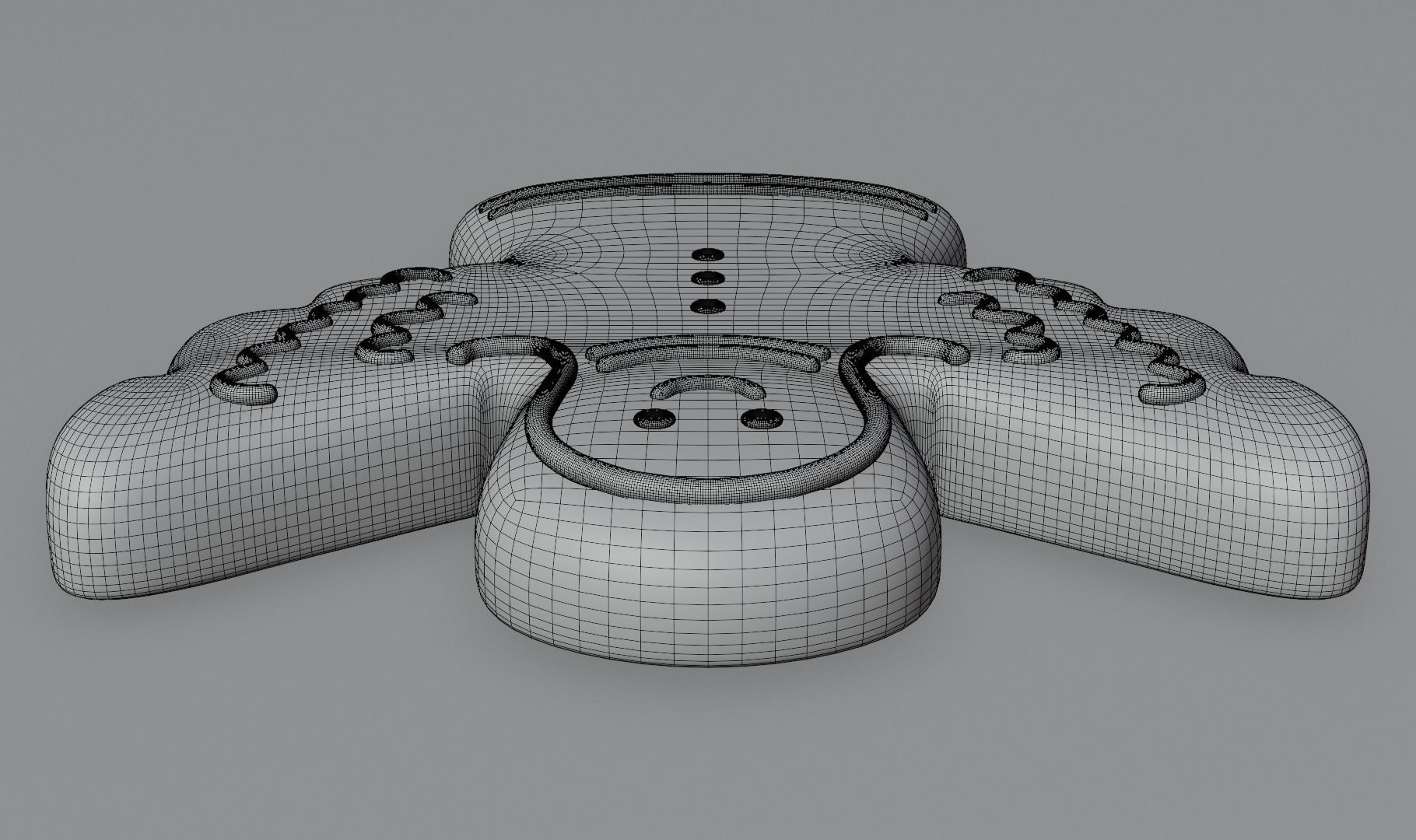 Gingerbread angel 3D model for 3D print 3D print model_13