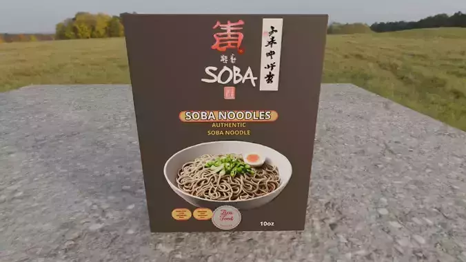 Soba Noodle 3D model
