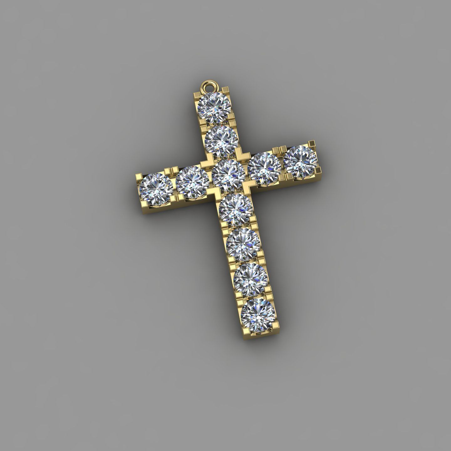 KUTSAL PIRLANTA HAC KOLYE 3DM STL OBJ FBX 3D BASKI MODELI 3D print model_3