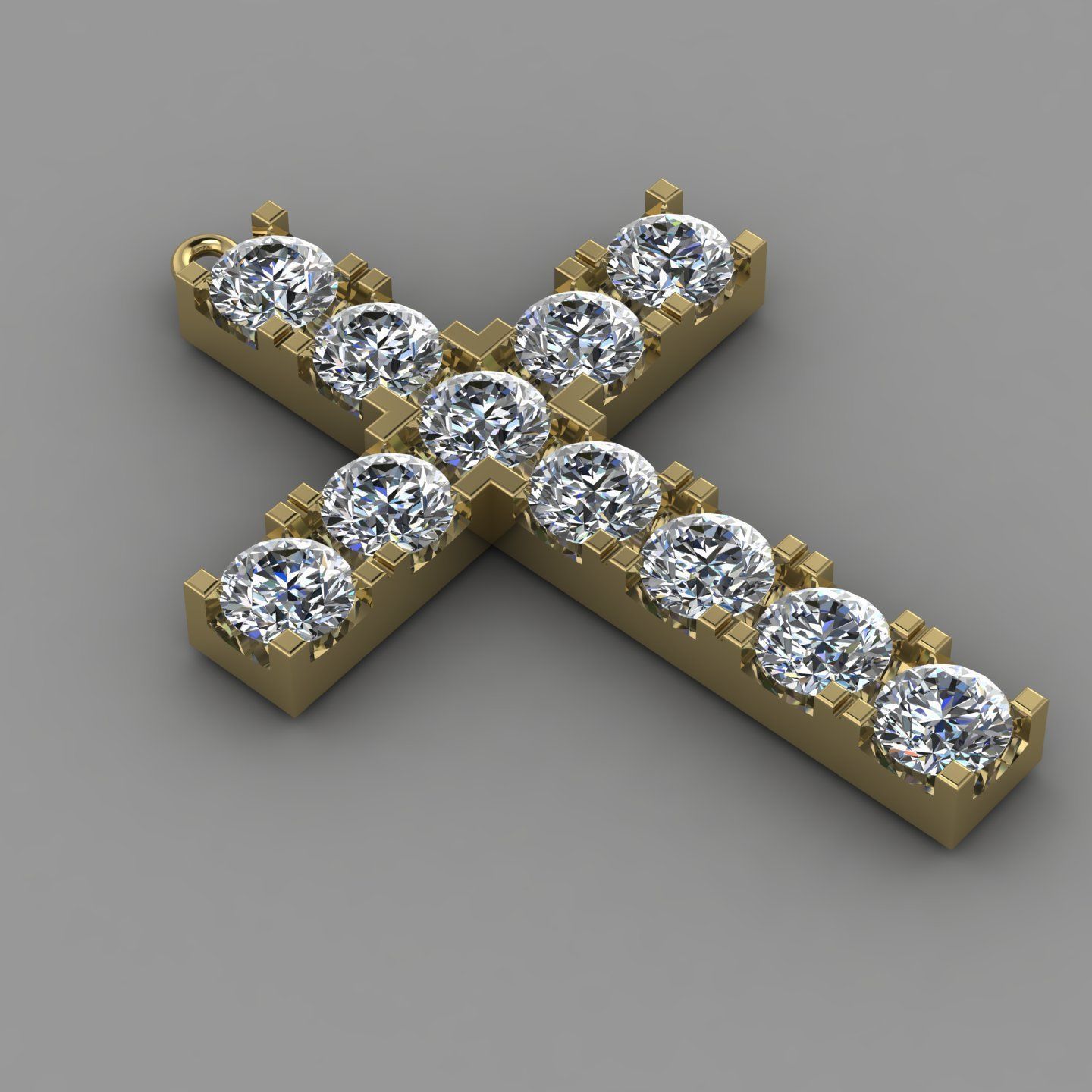 KUTSAL PIRLANTA HAC KOLYE 3DM STL OBJ FBX 3D BASKI MODELI 3D print model_2