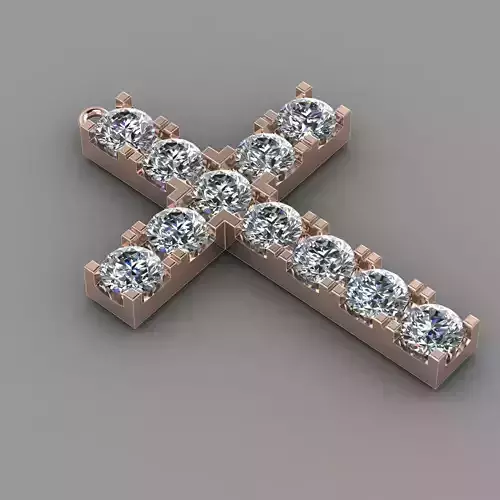 KUTSAL PIRLANTA HAC KOLYE 3DM STL OBJ FBX  3D BASKI MODELI 