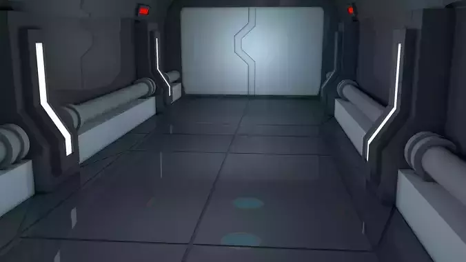 Sci Fi Corridor 3D model