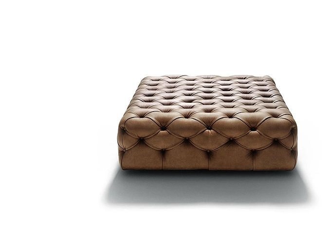 Pouf Capitonne footstool 3D model