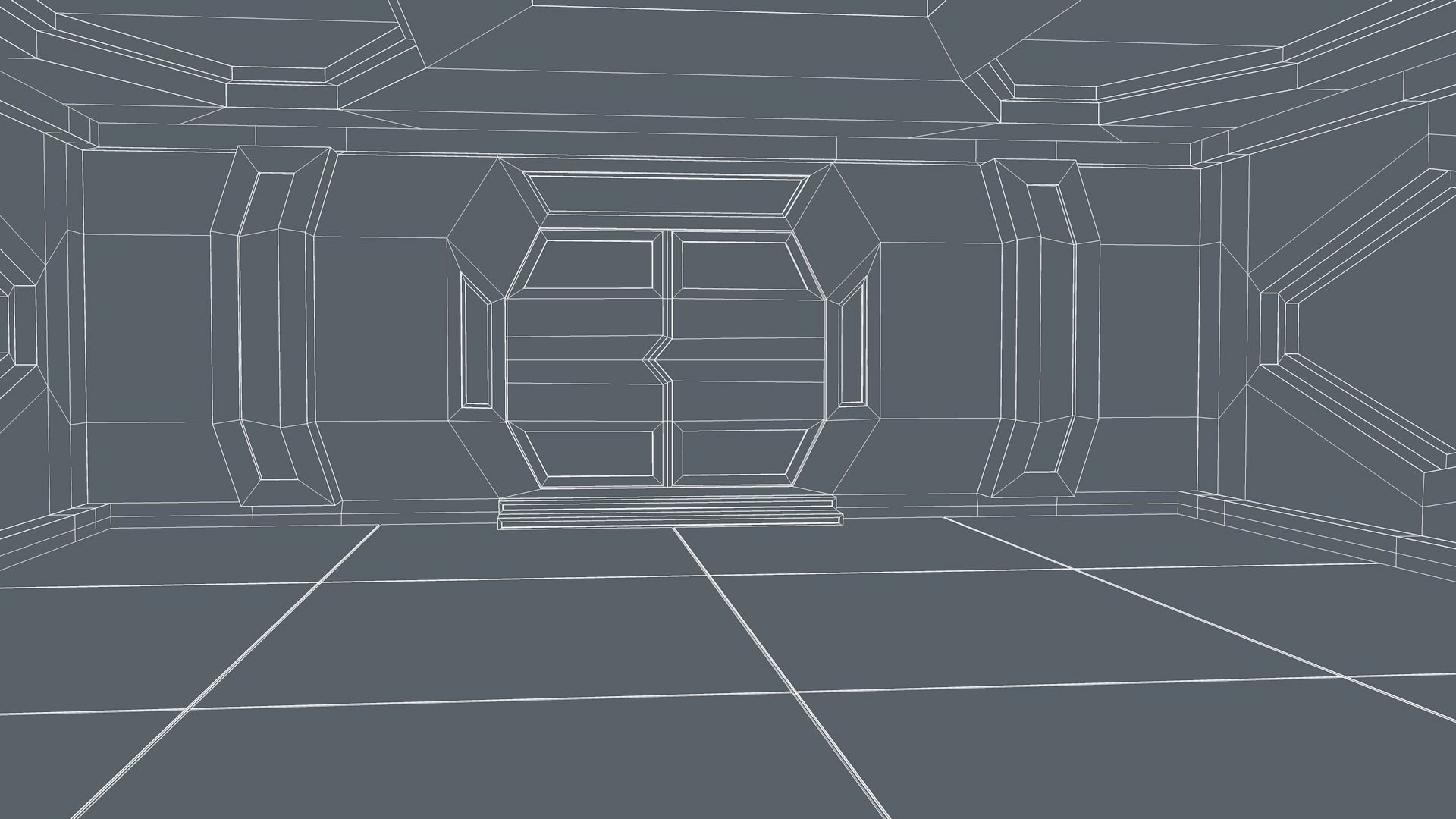 Sci Fi Lab Room 3D model_14