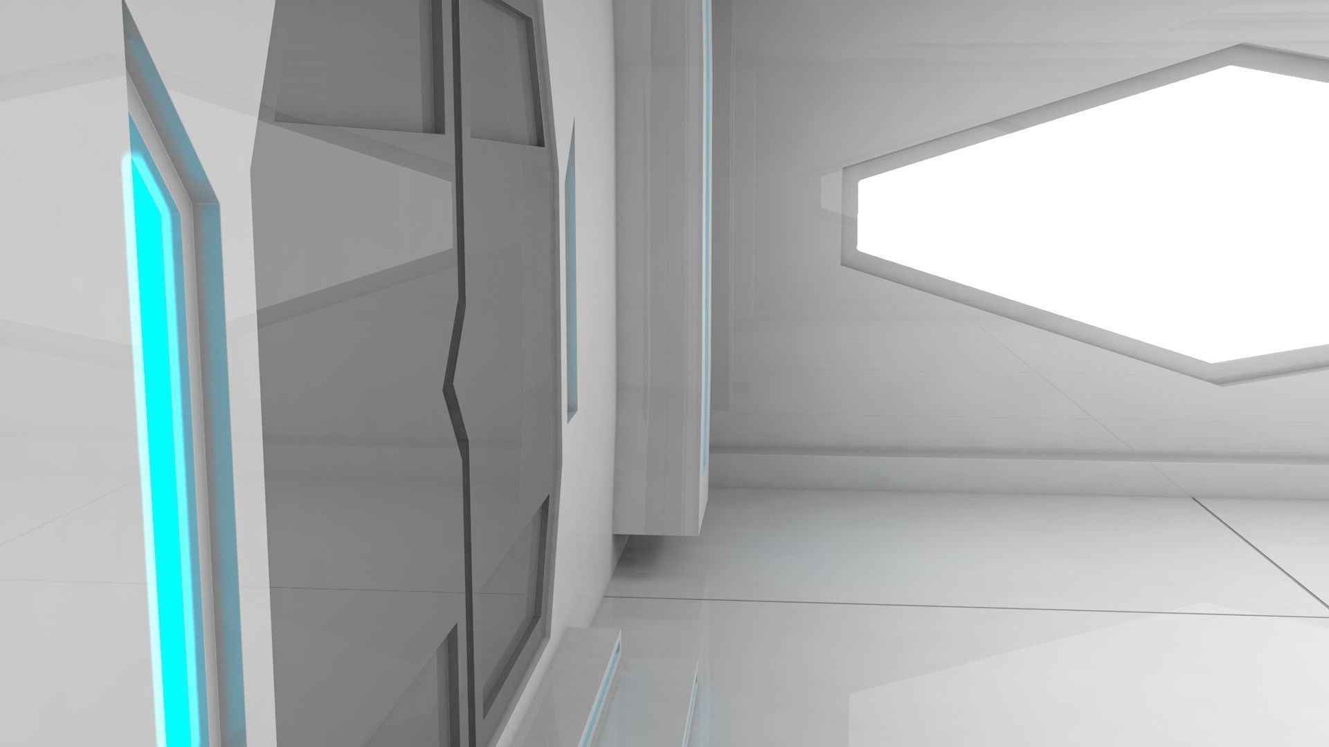 Sci Fi Lab Room 3D model_6