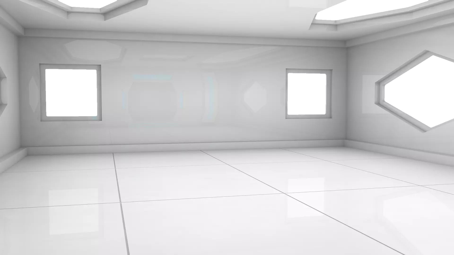 Sci Fi Lab Room 3D model_0