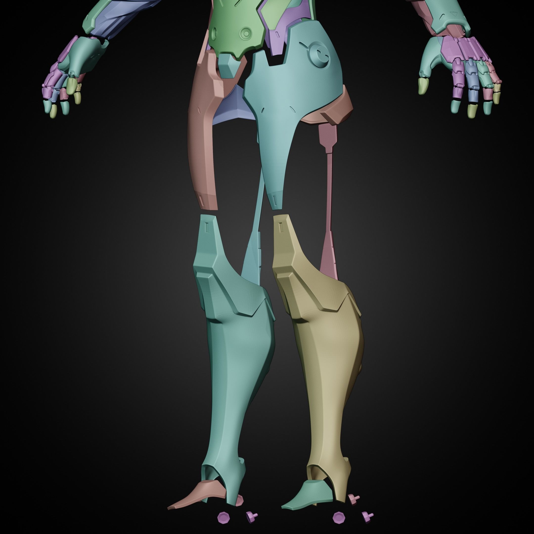 Overwatch Genji FULL Armor for Cosplay 3D print model 3D Model Collection_10