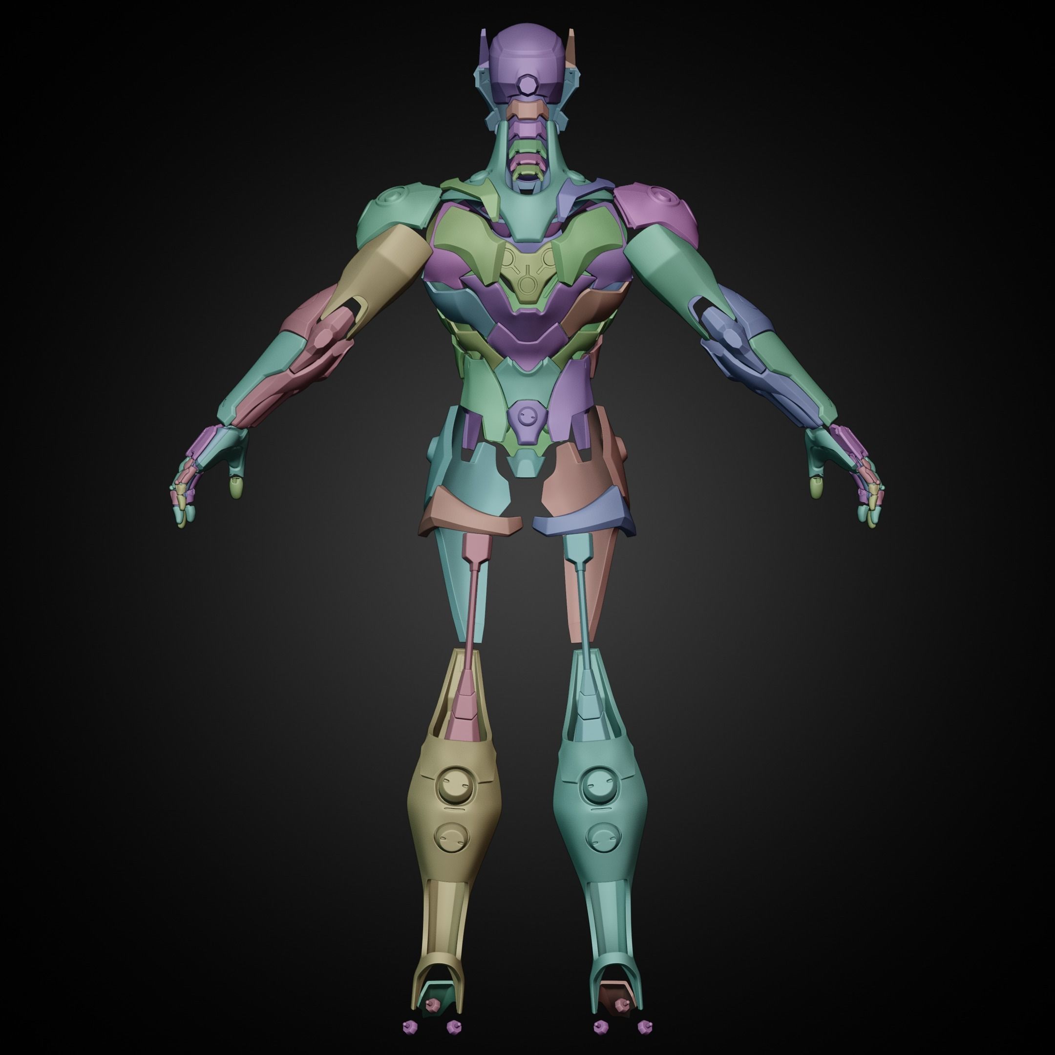 Overwatch Genji FULL Armor for Cosplay 3D print model 3D Model Collection_11