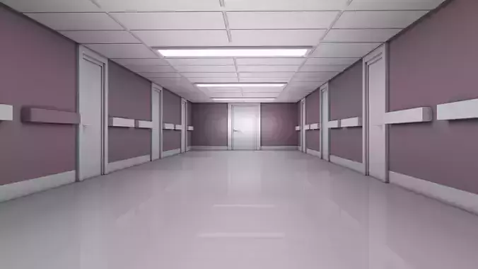 Apartment Corridor 3D model