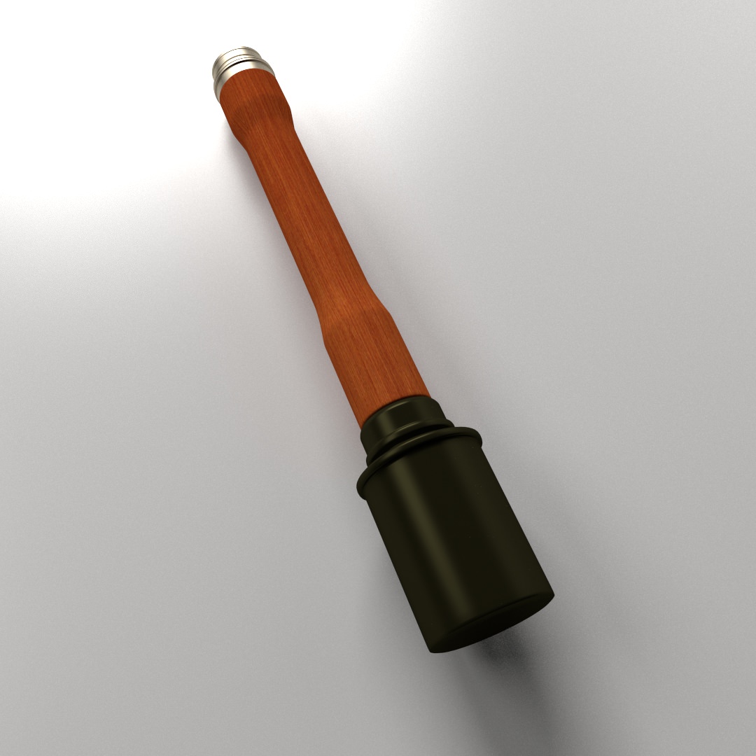 Model 24 Stielhandgranate 3D model_2