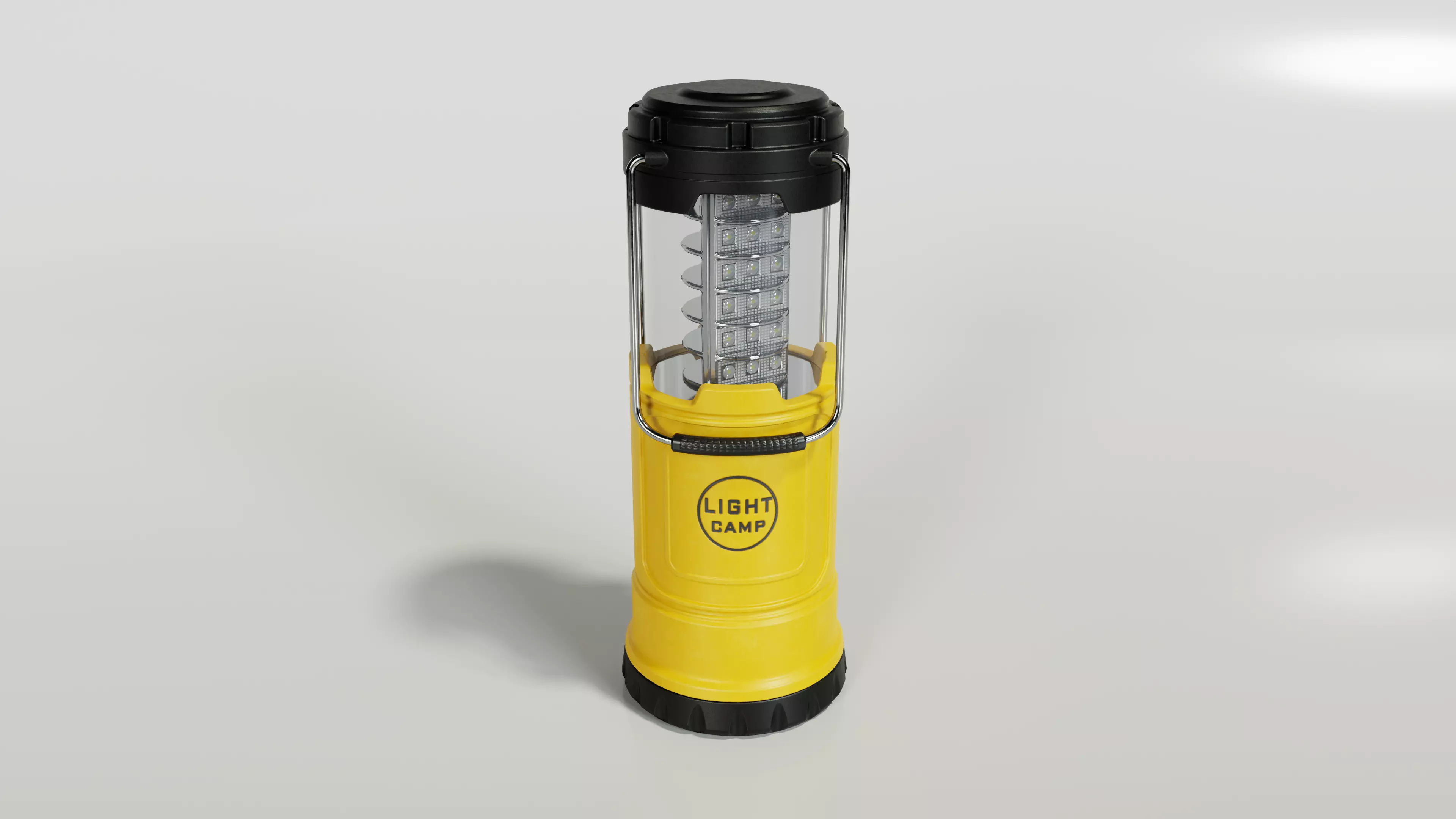 Camping Lantern Low-poly 3D model_0