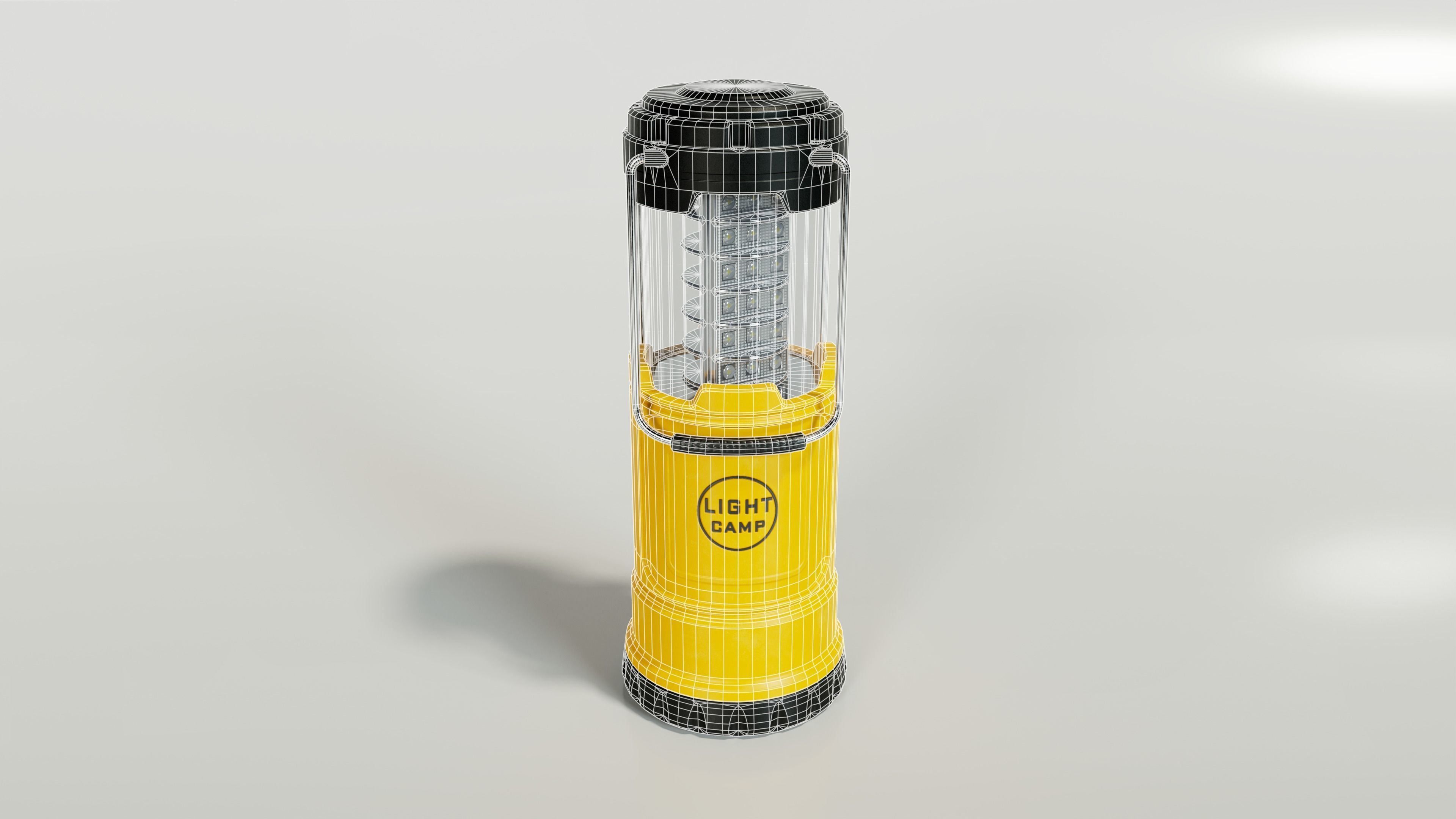 Camping Lantern Low-poly 3D model_4