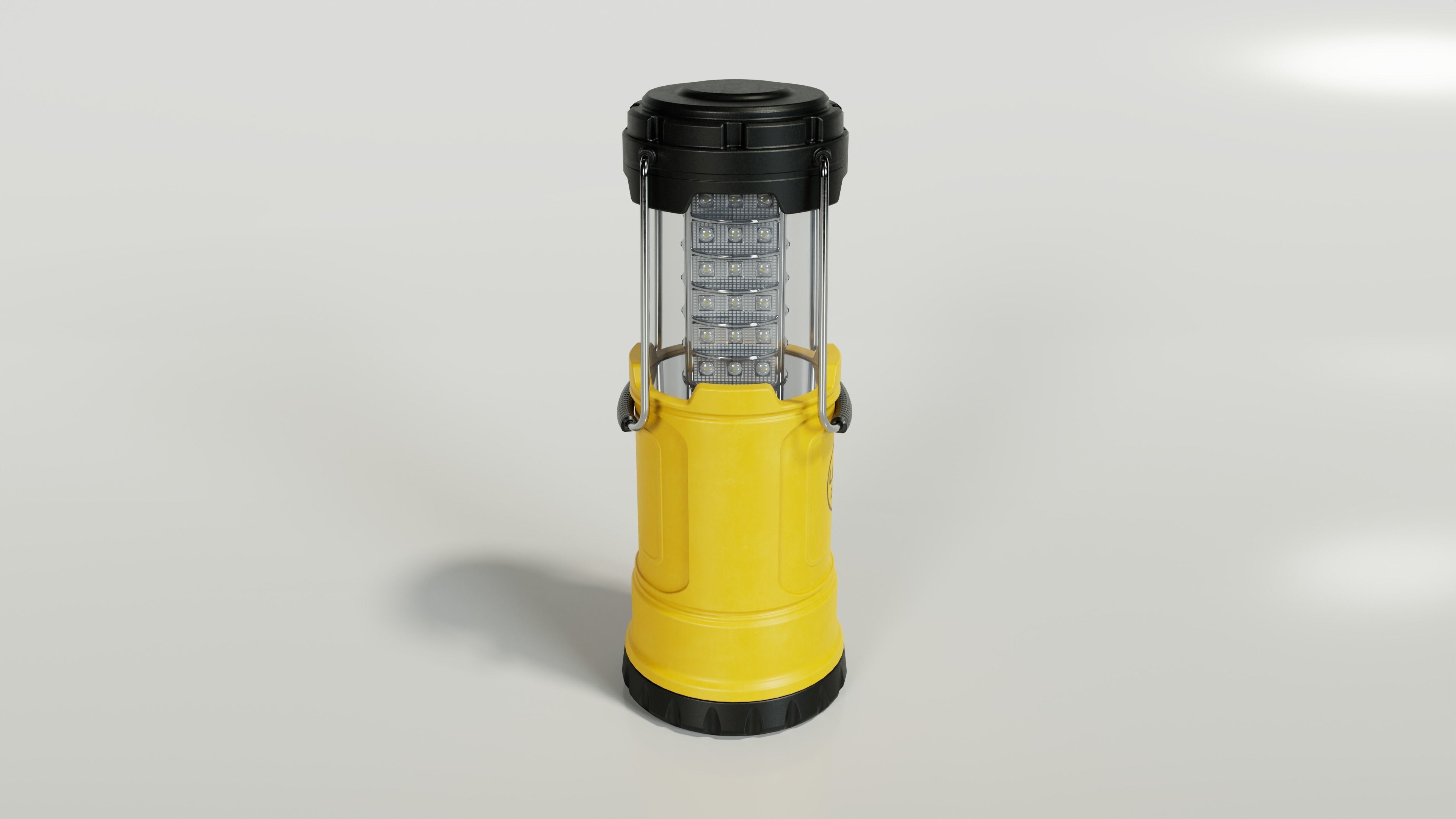 Camping Lantern Low-poly 3D model_2