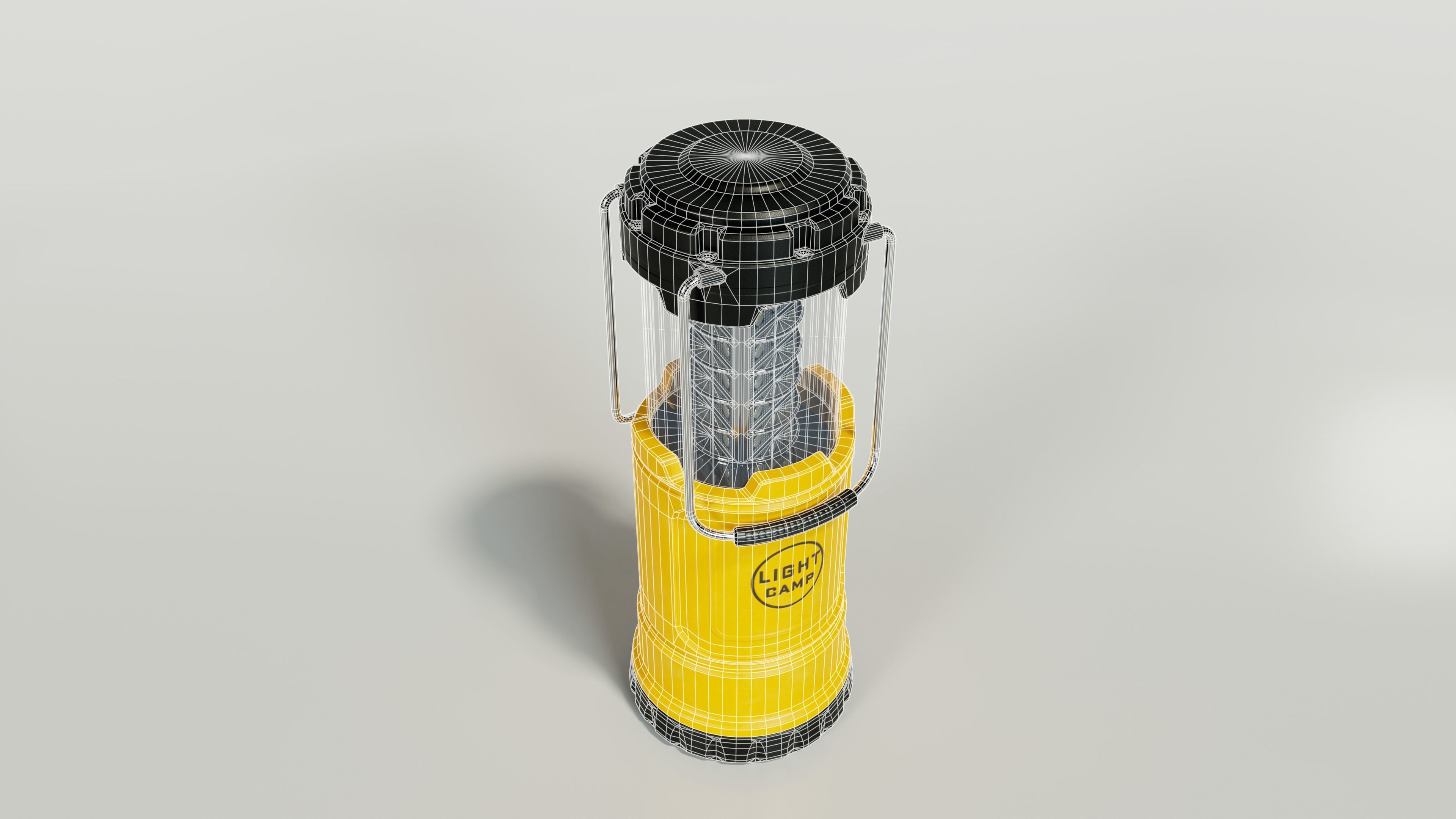Camping Lantern Low-poly 3D model_6