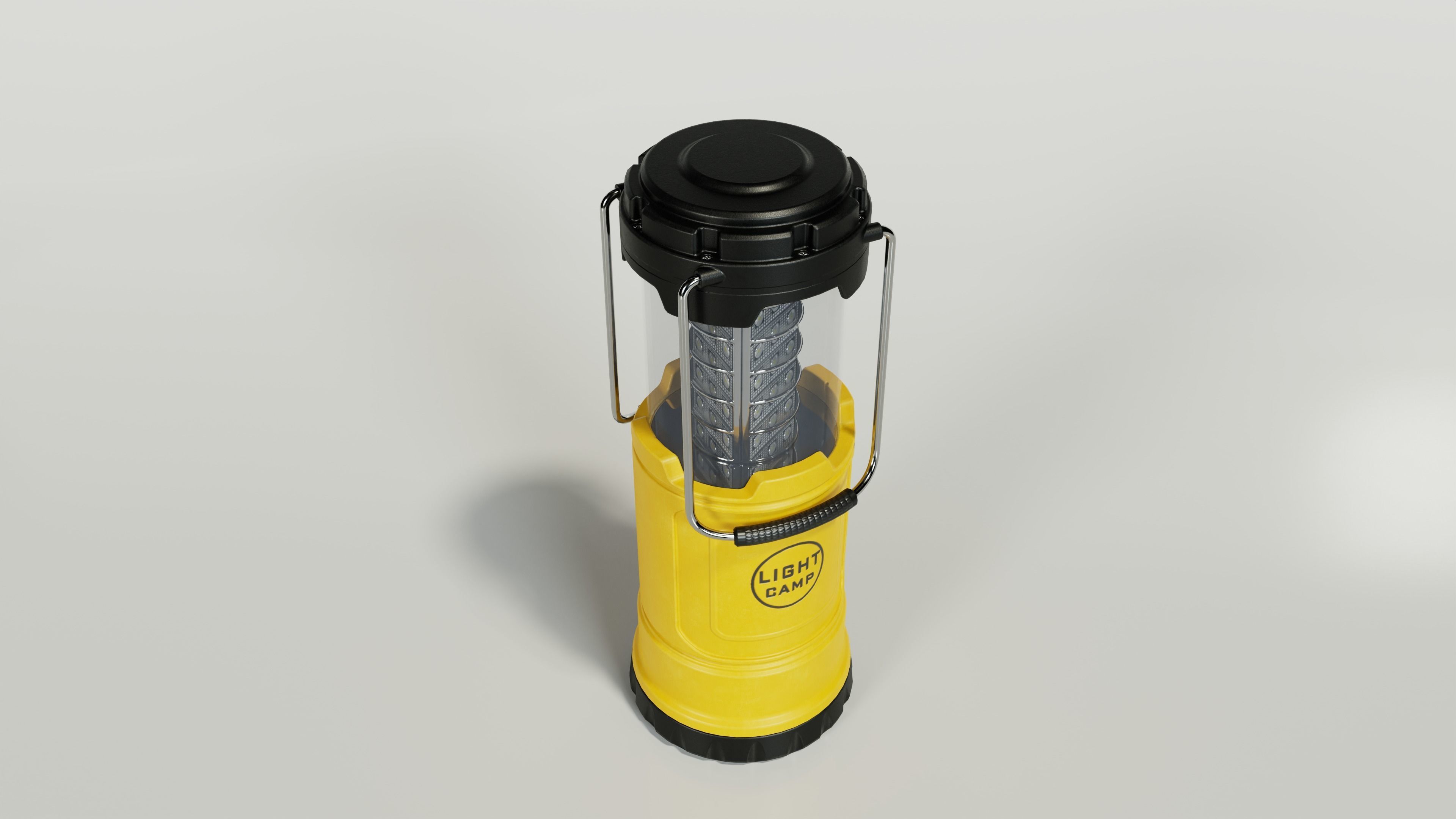 Camping Lantern Low-poly 3D model_3