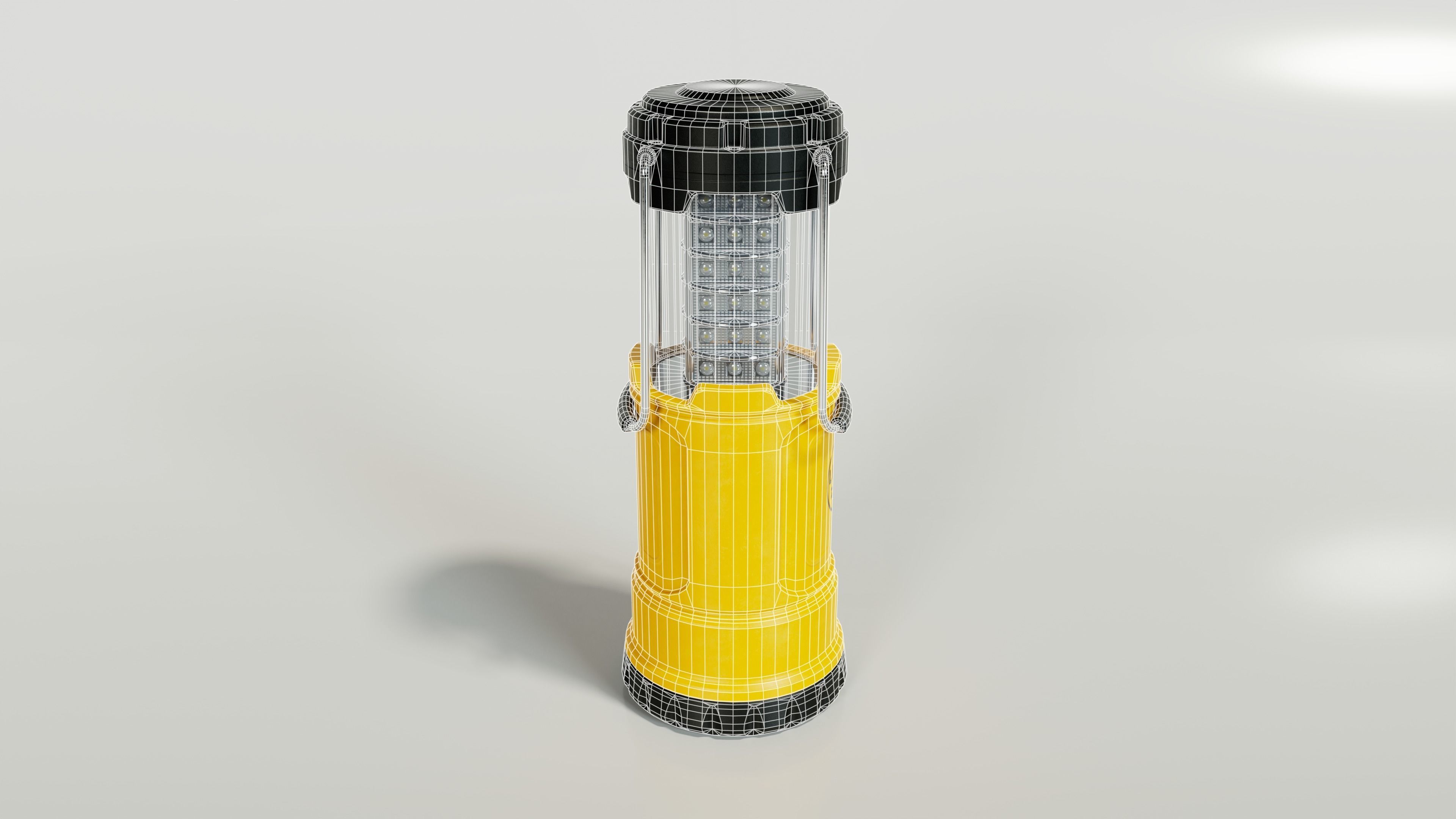 Camping Lantern Low-poly 3D model_5