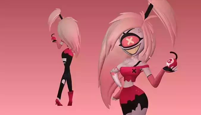 Cherri Bomb Hazbin Hotel 3D print model