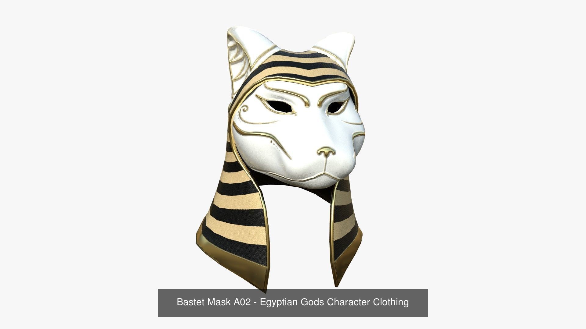 10 Bastet Mask A Collection - Egyptian Gods Character Clothing  _9