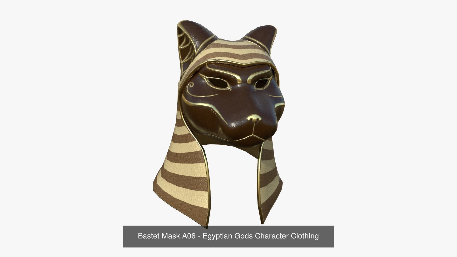 10 Bastet Mask A Collection - Egyptian Gods Character Clothing  _5