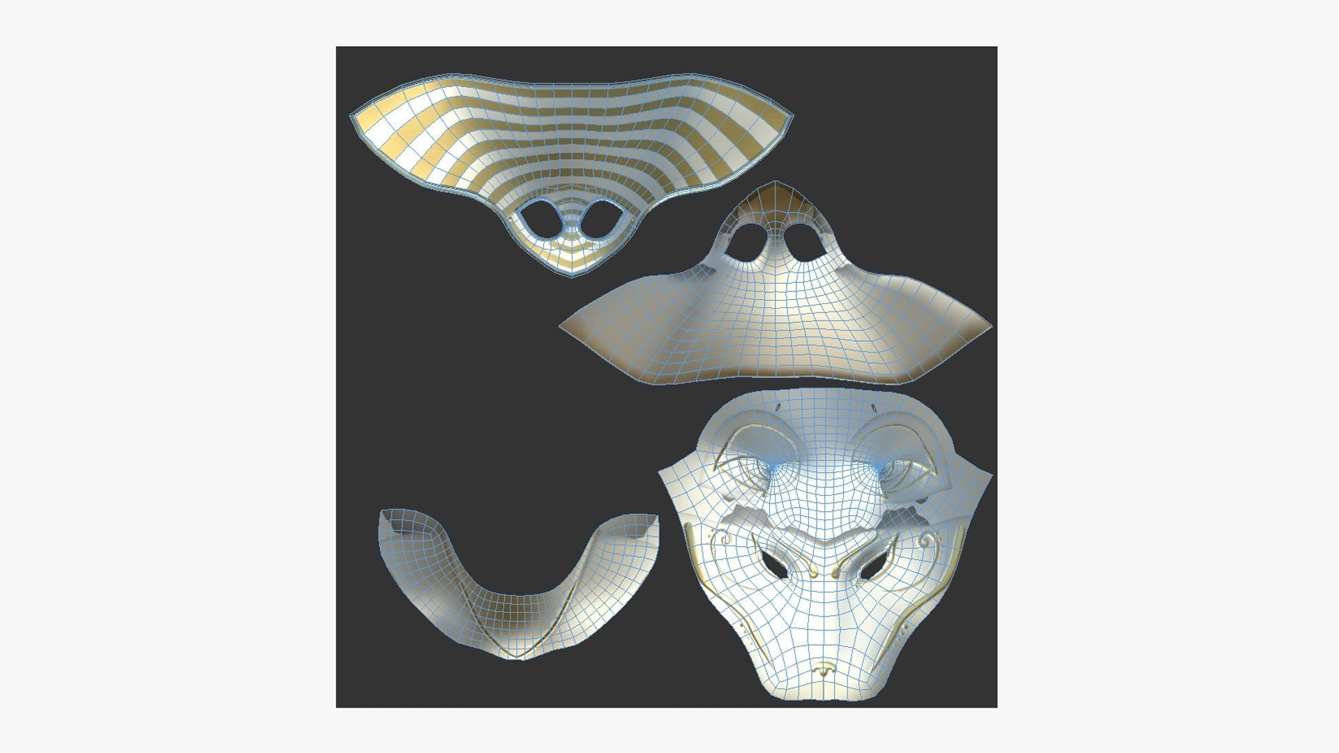 10 Bastet Mask A Collection - Egyptian Gods Character Clothing  _47