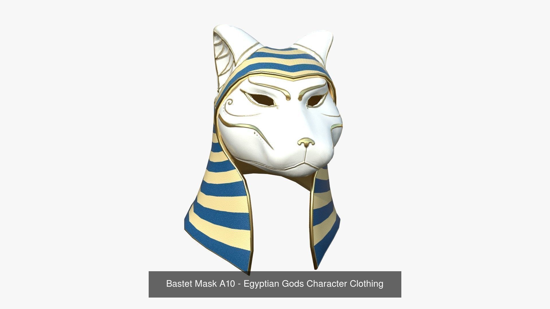 10 Bastet Mask A Collection - Egyptian Gods Character Clothing  _1