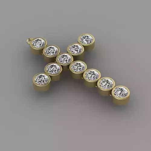 KUTSAL PIRLANTA HAC KOLYE 3DM STL OBJ FBX  3D BASKI MODELI 