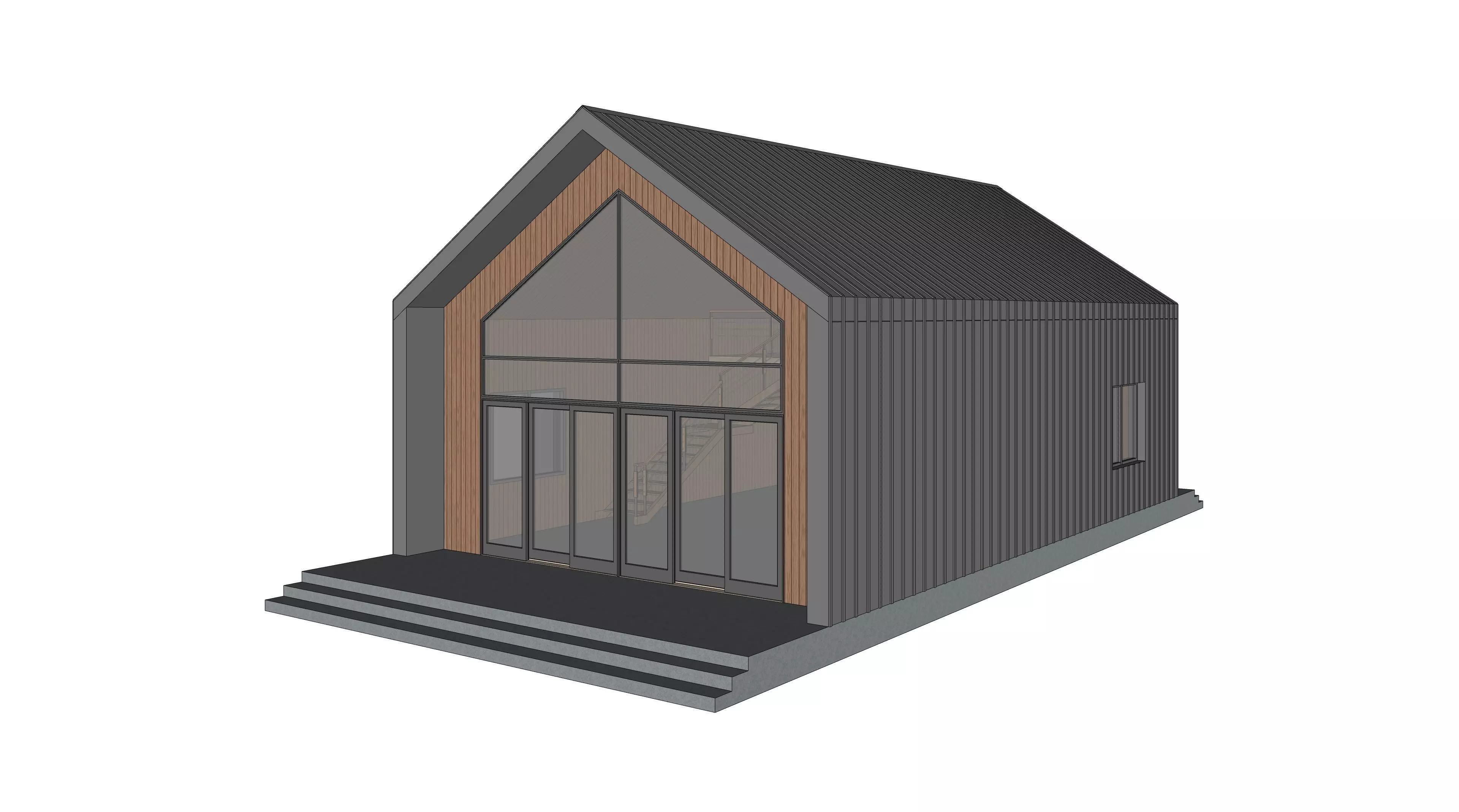 Barndominium House 042 3D model_0