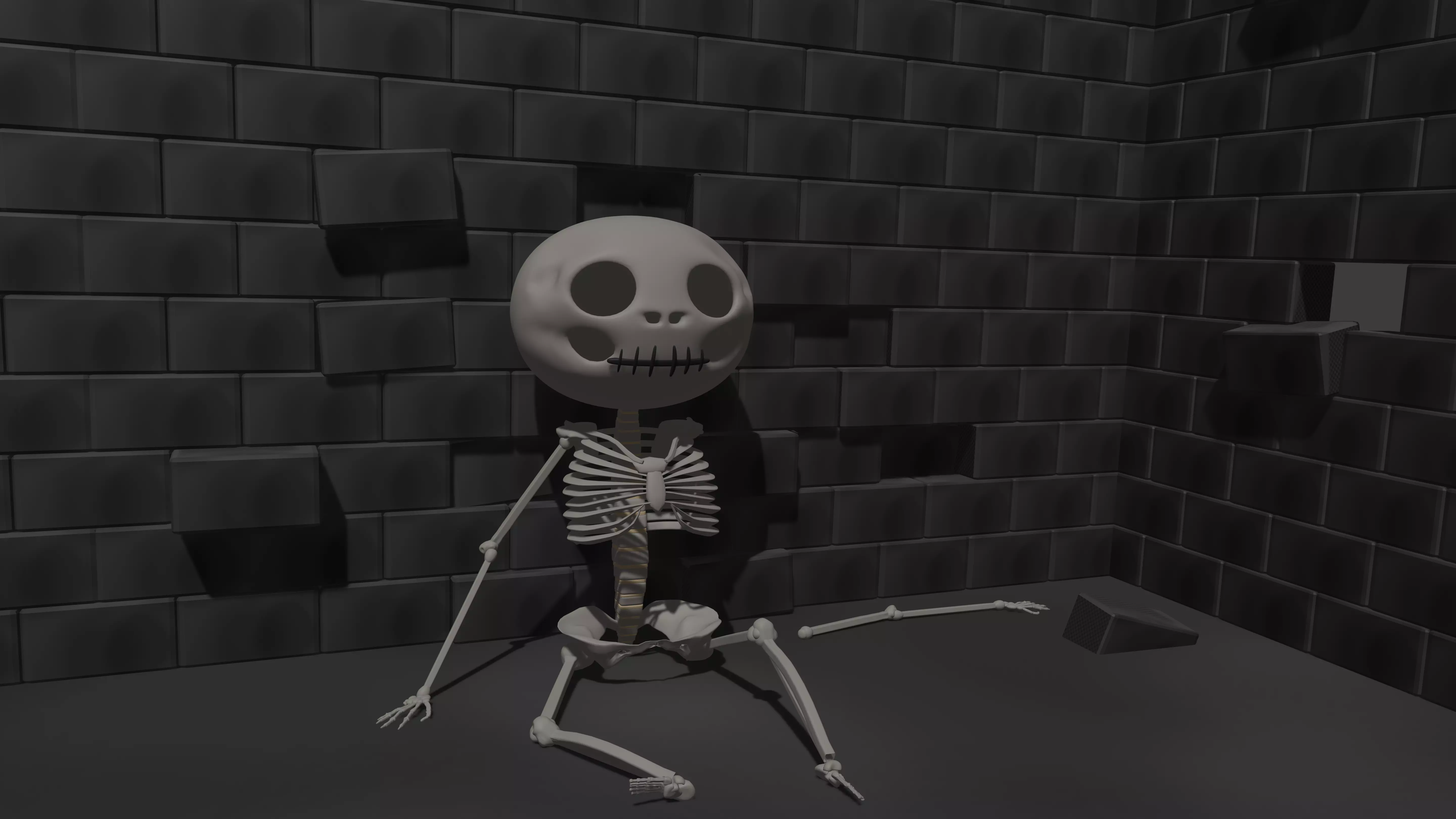 Skeleton BoneMan 3D model